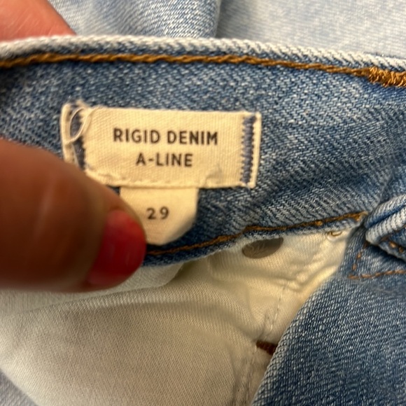 MADEWELL DENIM RAW HEM SKIRT - Picture 9 of 16